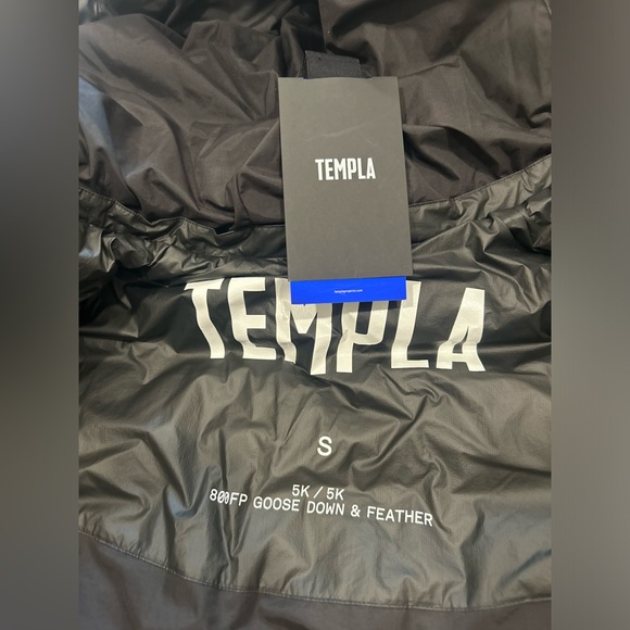 Templa Membra Goose Down Feather Bomber Jacket Size Small NWT Black - Picture 6 of 9
